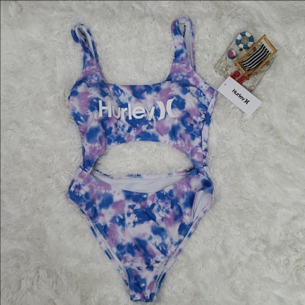 Hurley Tie-Dye One-Piece Swimsuit
